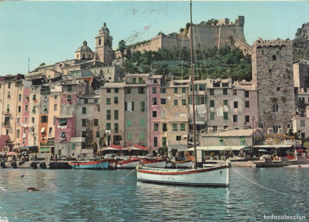 Cartes Postales: Italy Portovenere La Spezia Seaside Village With Boats and Unposted *YAM204