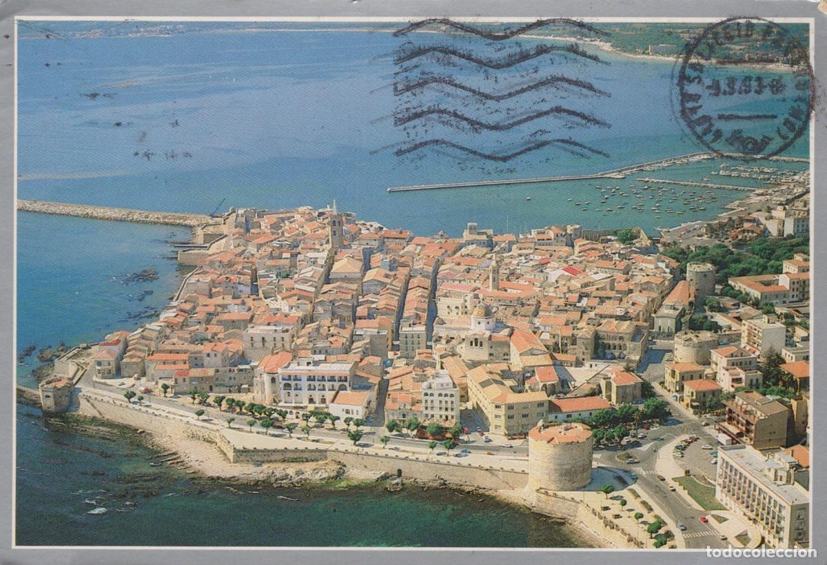 Cartes Postales: Italy Alghero Sardinia Aerial View Coastal City Seaport *YAM219