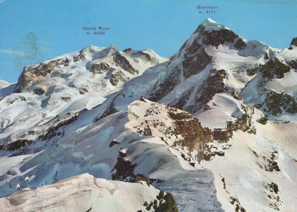 Cartes Postales: Italy Cervinia Monte Rosa Breithorn Alps Mountain Landscape *YAM223