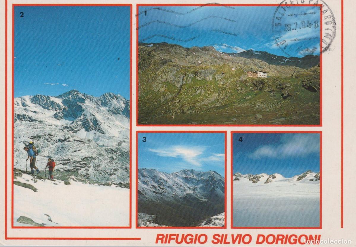 Cartes Postales: Italy Rabbi Rifugio Silvio Dorigoni Mountain Landscape Hikers Glacier *YAM224