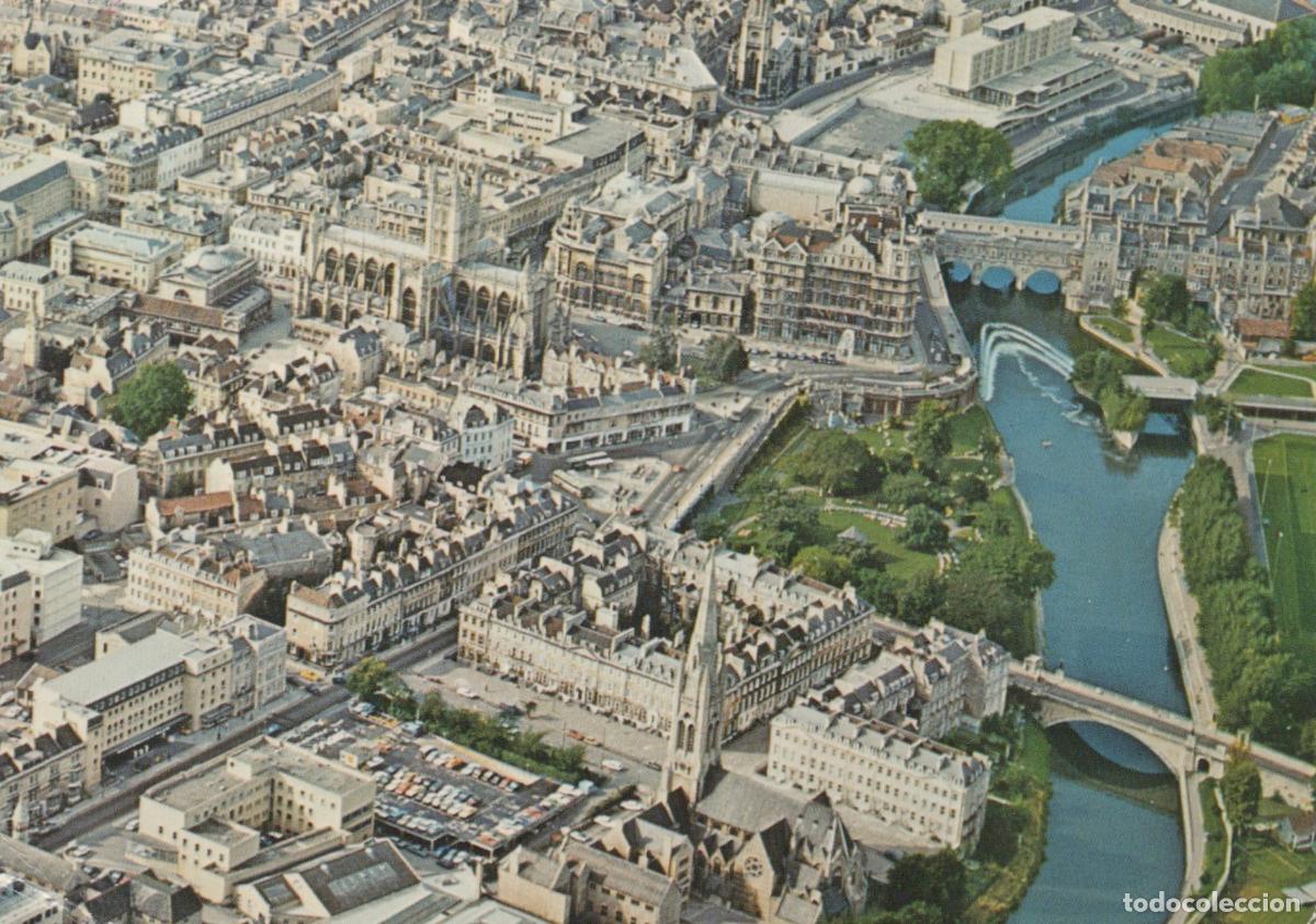 Postales: United Kingdom Bath Aerial View of Showing the River Avon Unposted *YAM284