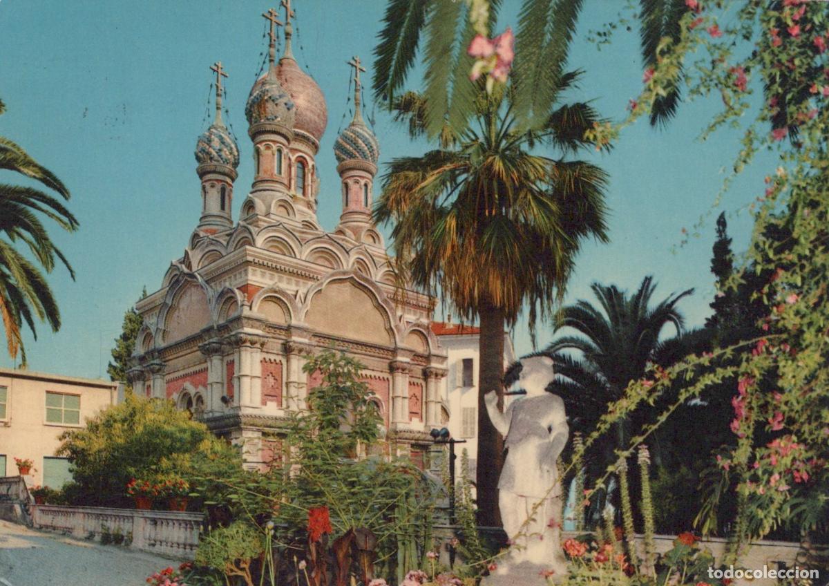 Cartes Postales: Italy San Remo Russian Orthodox Church Riviera Dei Fiori 1950s *YAM295