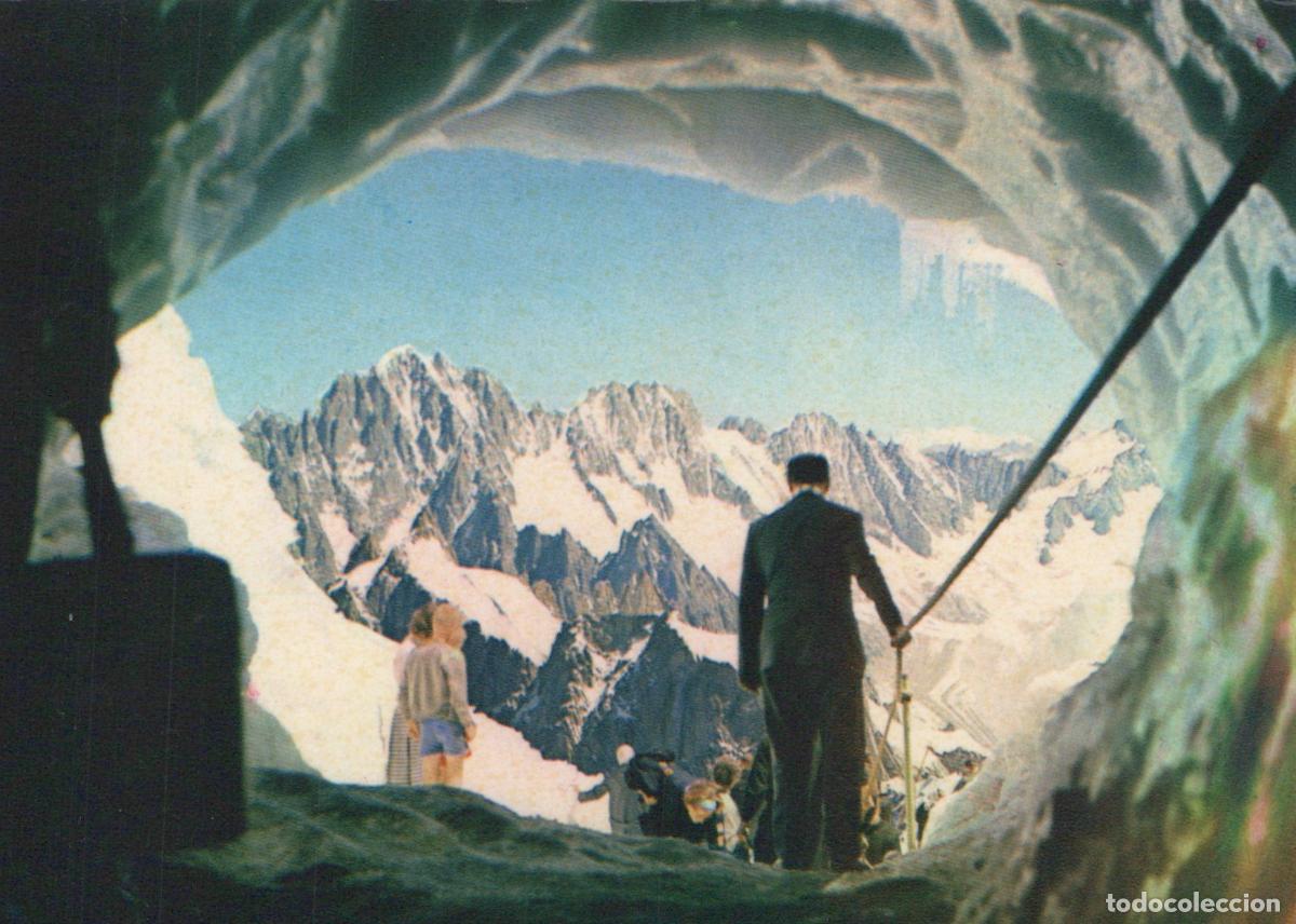 Cartes Postales: France Chamonix Mont Blanc View From the Ice Cave of Aiguille Unposted *YAM306