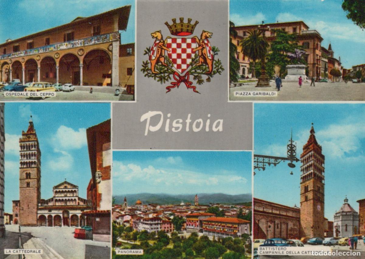 Postales: Italy Pistoia Multi View Ospedale del Ceppo Piazza Garibaldi la Unposted *YAM334