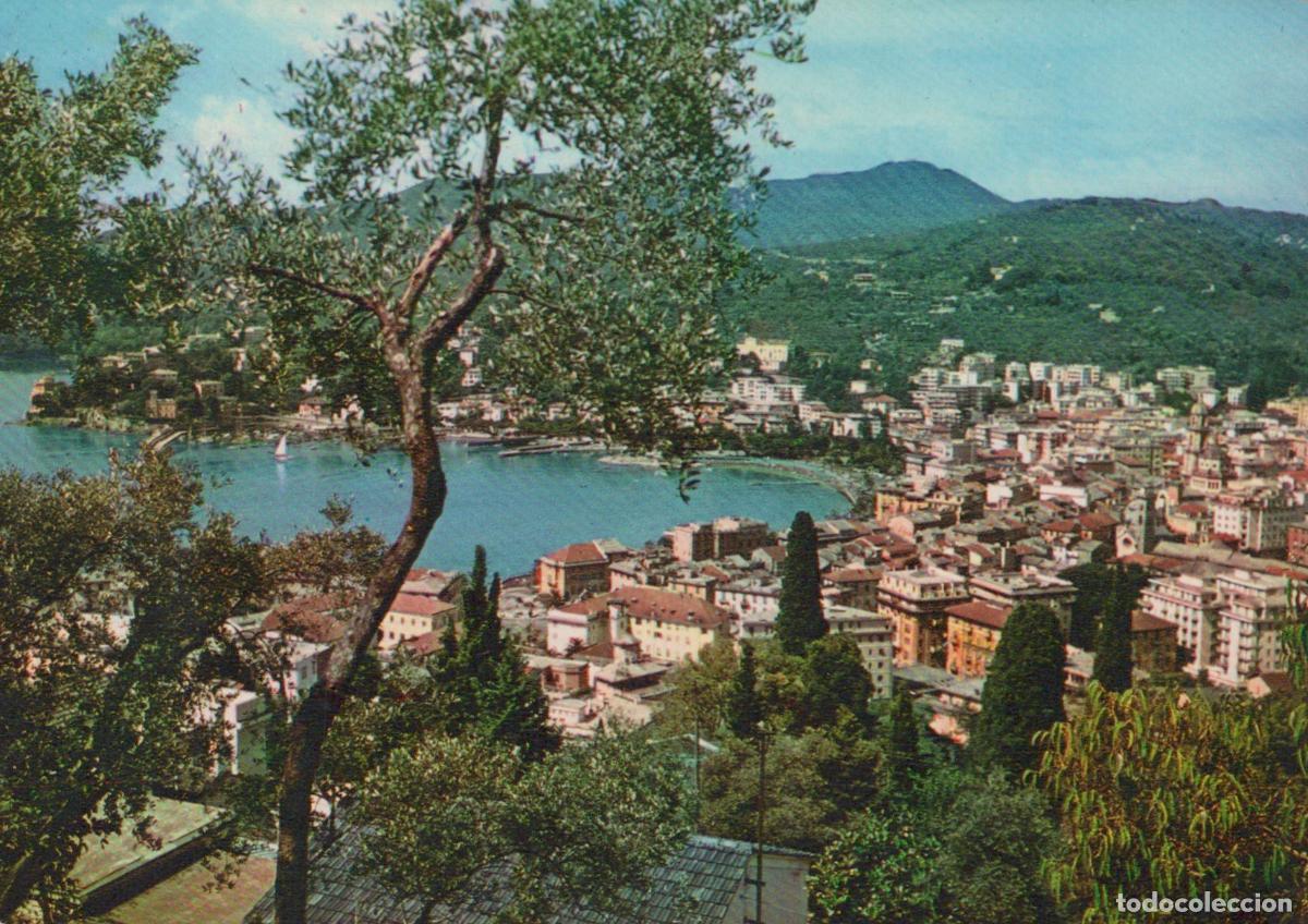 Postales: Italy Rapallo Panoramic View of Coastal Town and Bay With Mountains *YAM341