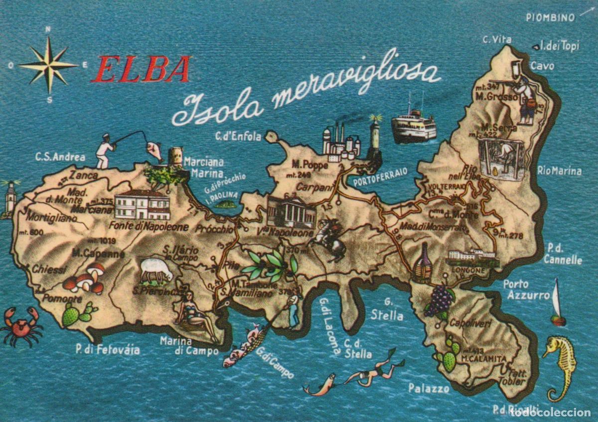 Postales: Italy Elba Island Elba Isola Meravigliosa Wonderful Real Photo Unposted *YAM350