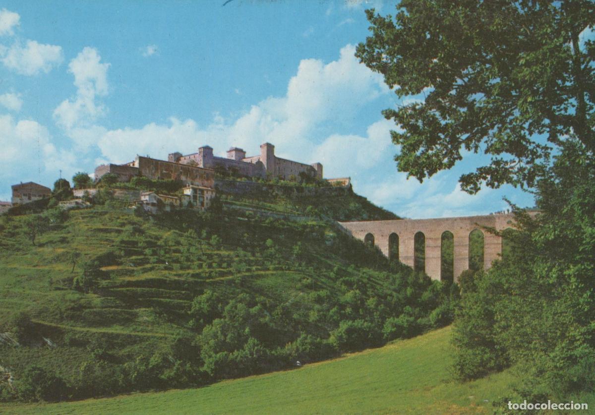 Postales: Italy Spoleto Ponte Delle Torri and Rocca Albornoz Medieval Unposted *YAM247
