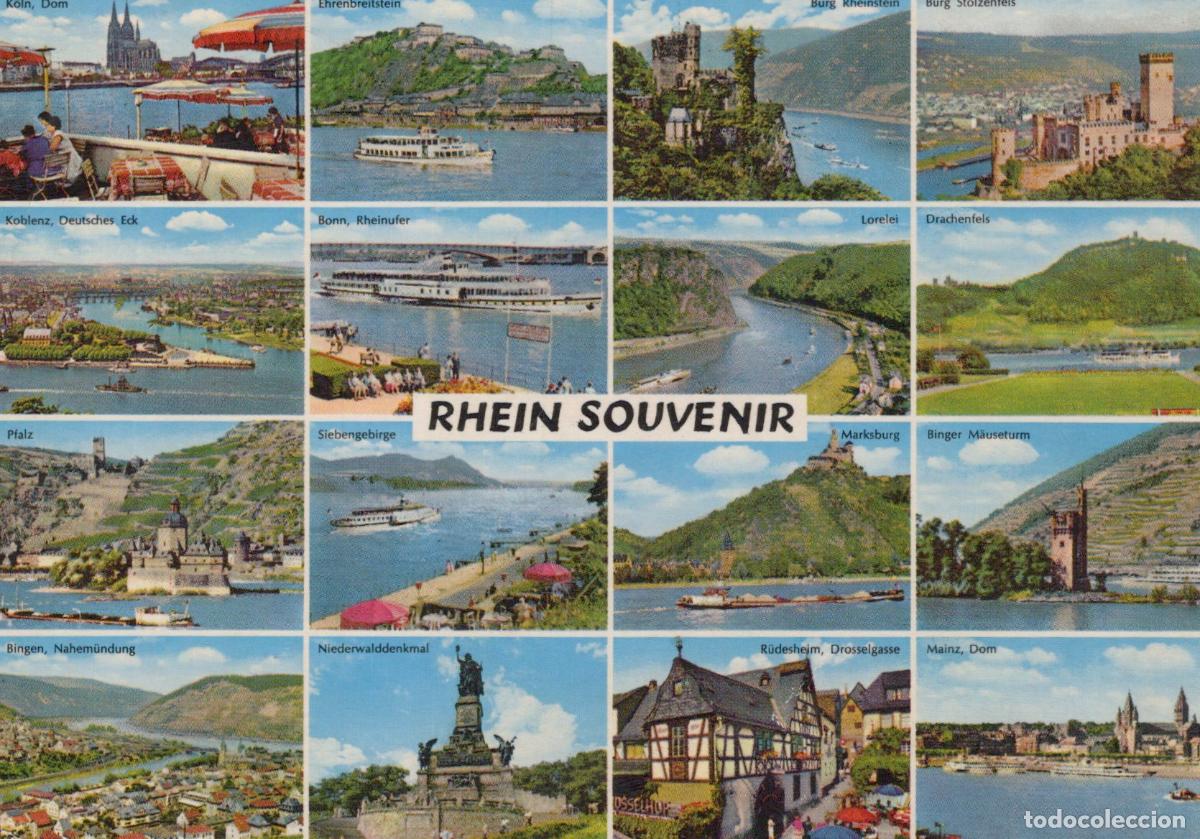 Postales: Germany Cologne Rhine River Souvenir With Multiple Views of Unposted *YAM365