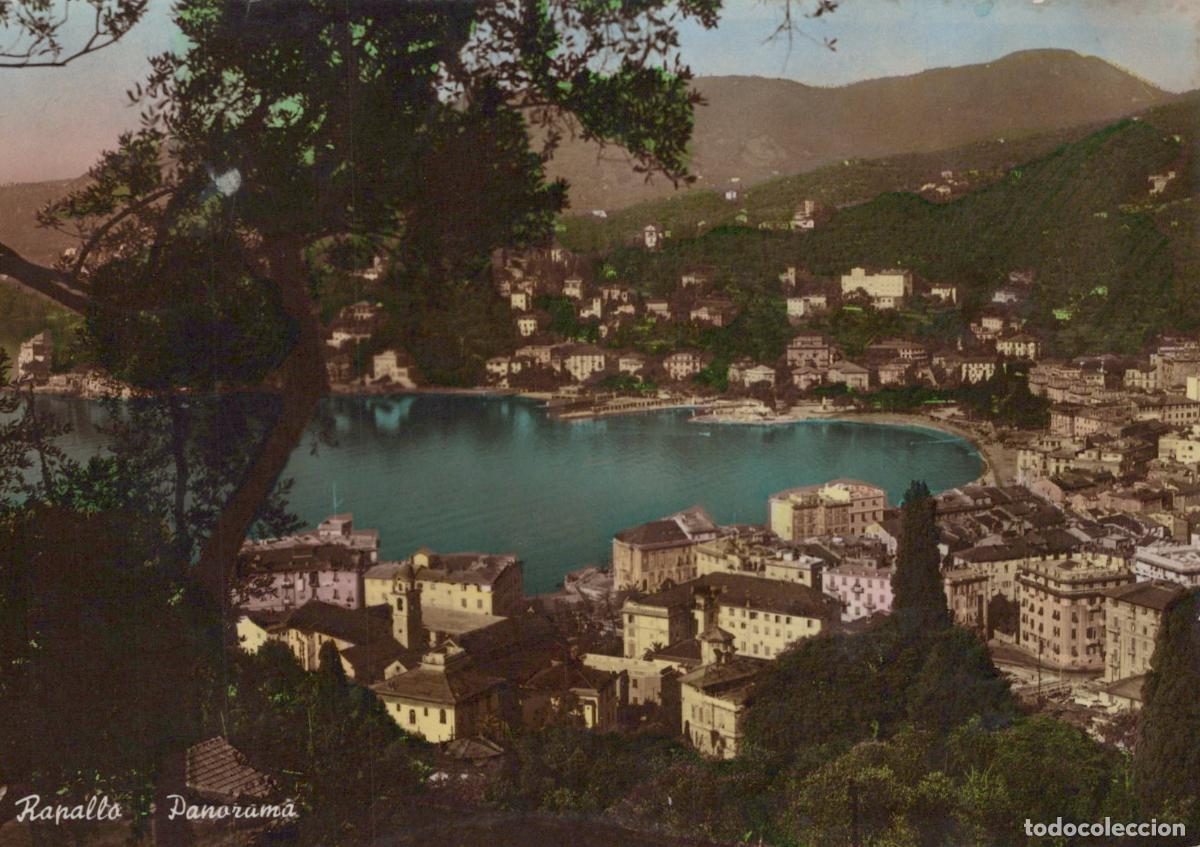 Postales: Italy Rapallo Panorama Coastal Town Bay View Vintage Real Photo *YAM364