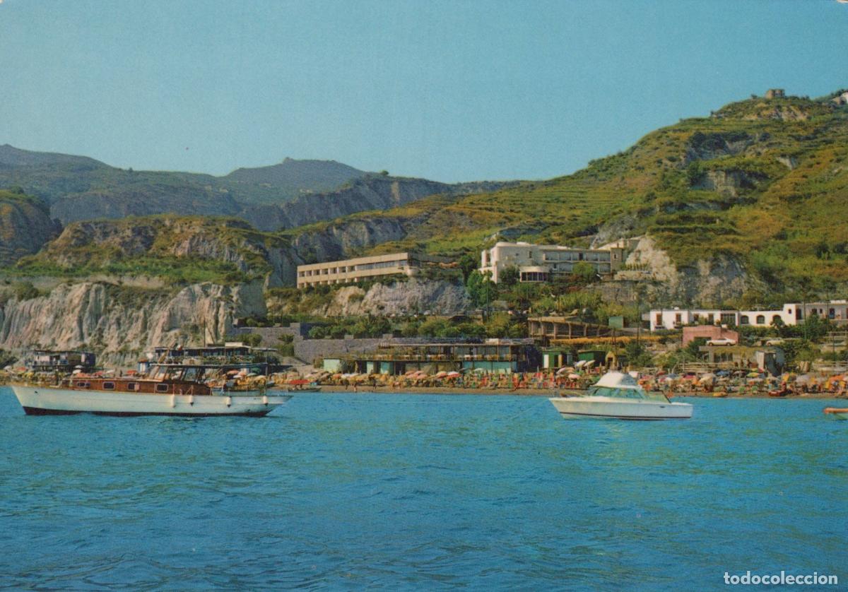 Postales: Italy Isola D Ischia Maronti Beach Boats Hotels Landscape 1960s Unposted *YAM371