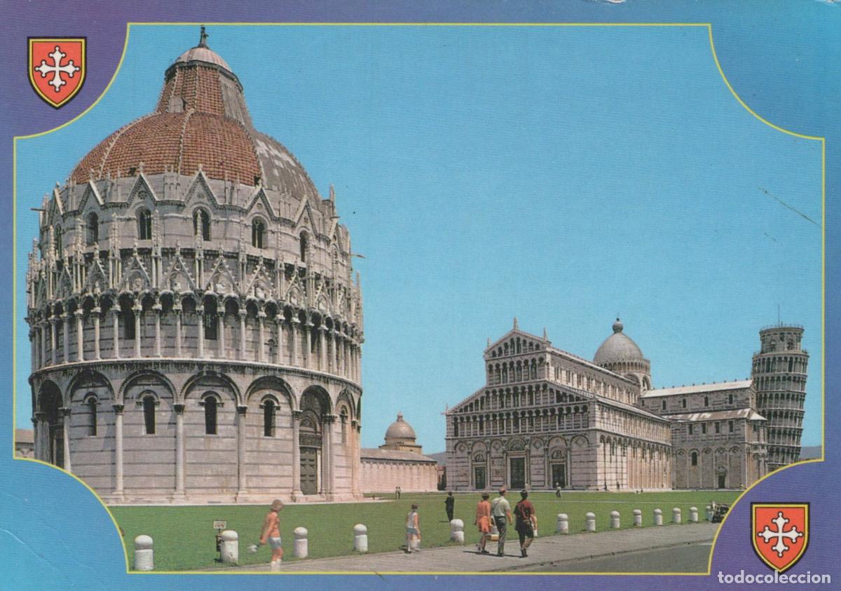 Postales: Italy Pisa Piazza Dei Miracoli Cathedral Baptistery Leaning Tower *YAM379