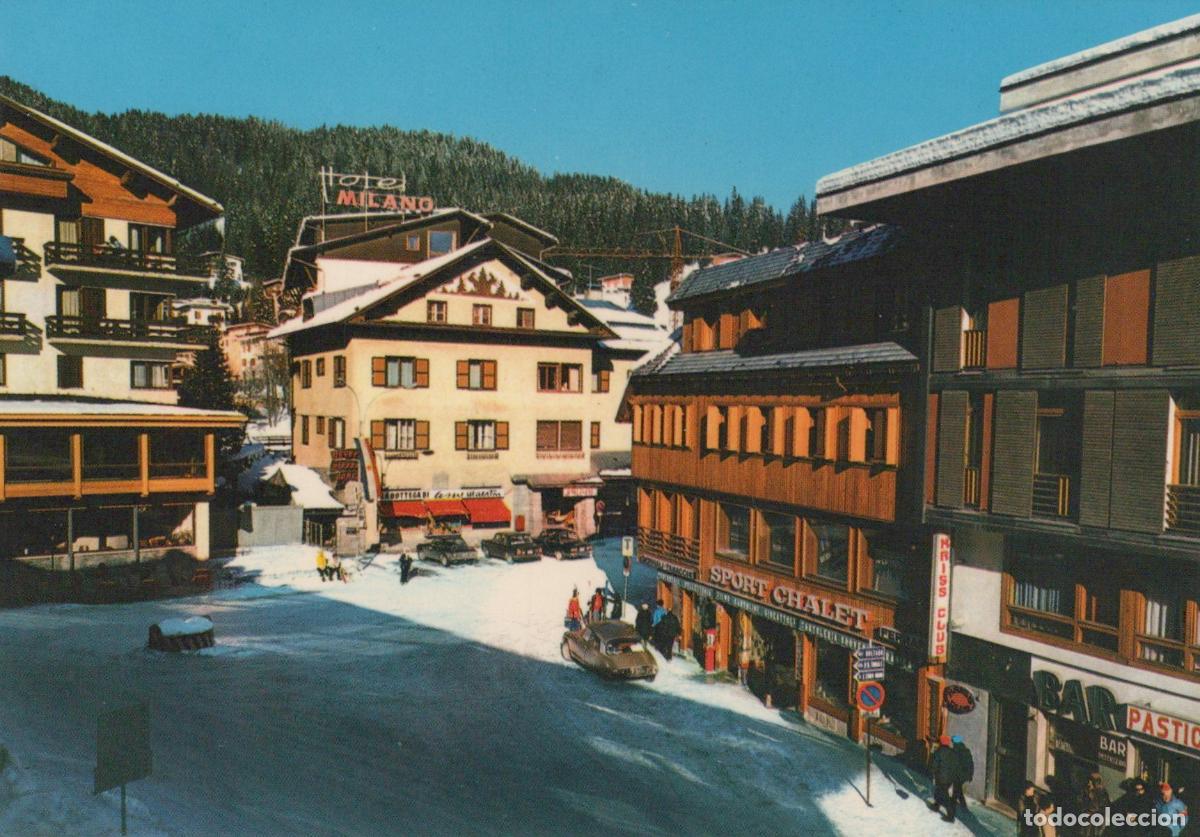 Postales: Italy Madonna DI Campiglio Winter Scene With Hotel Milano Unposted *YAM396