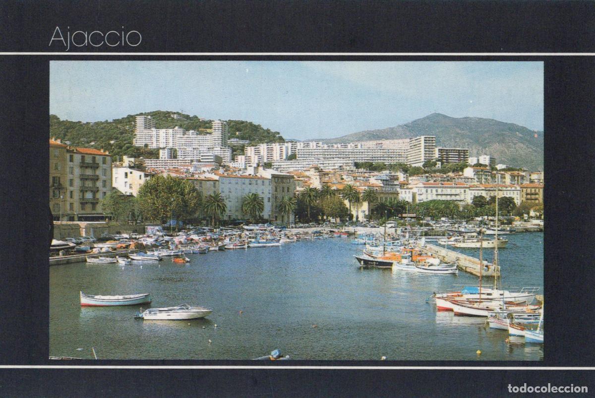 Postcards: France Ajaccio Panoramic View of the Port and Cityscape Unposted *YAM420
