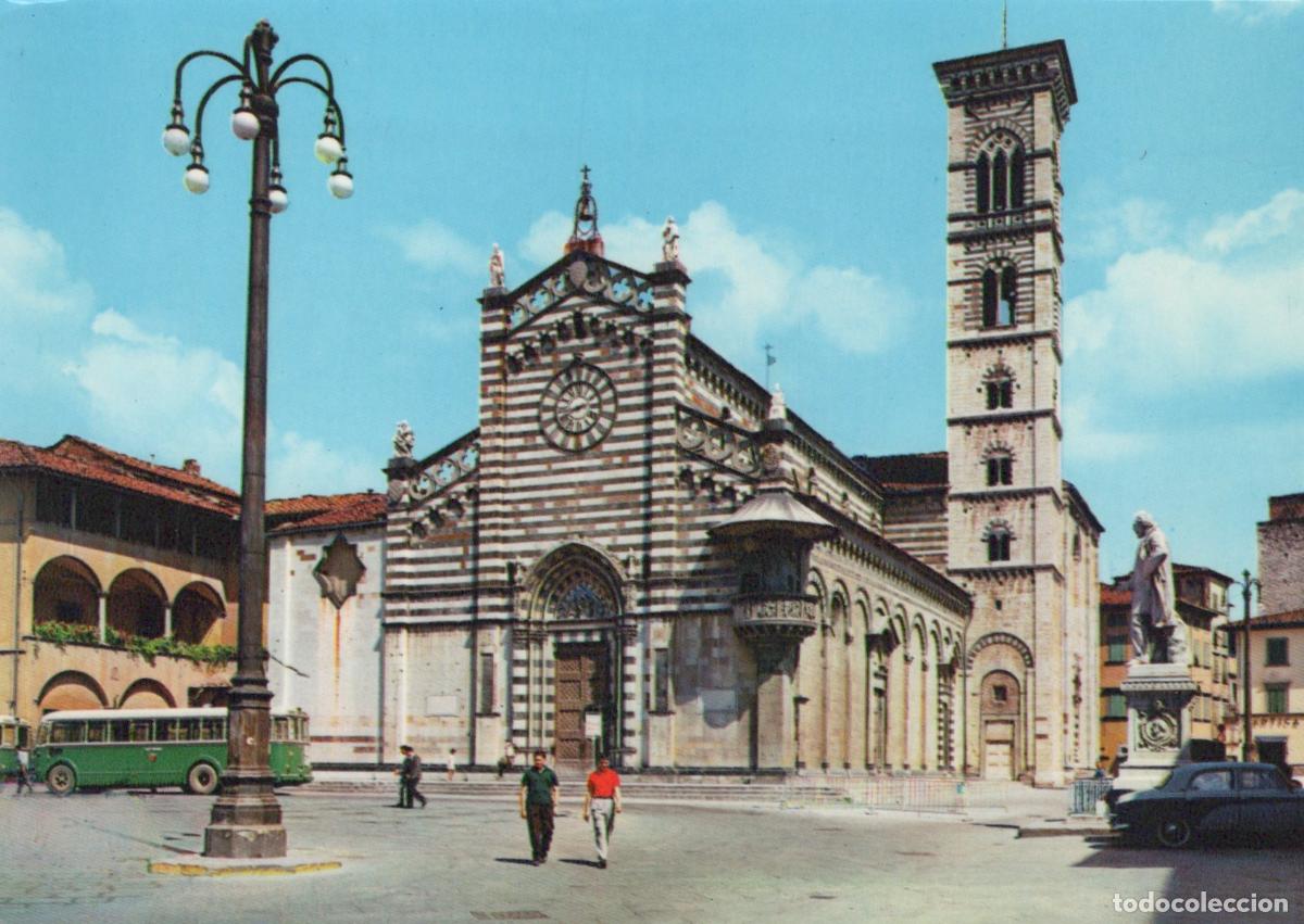 Postcards: Italy Prato Duomo Square Cathedral Vintage Unposted *YAM439
