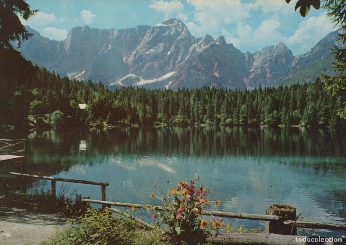 Postcards: Italy Tarvisio Fusine Lake Inferiore Mangart Group Mountain Unposted *YAM446
