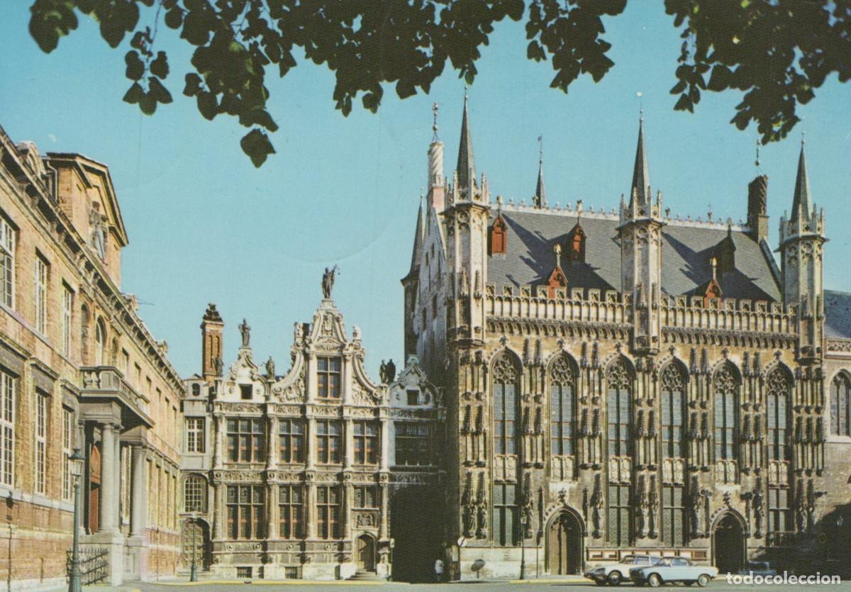Cartes Postales: Belgium Brugge Town Hall and Law Courts Historic Architecture *YAM461