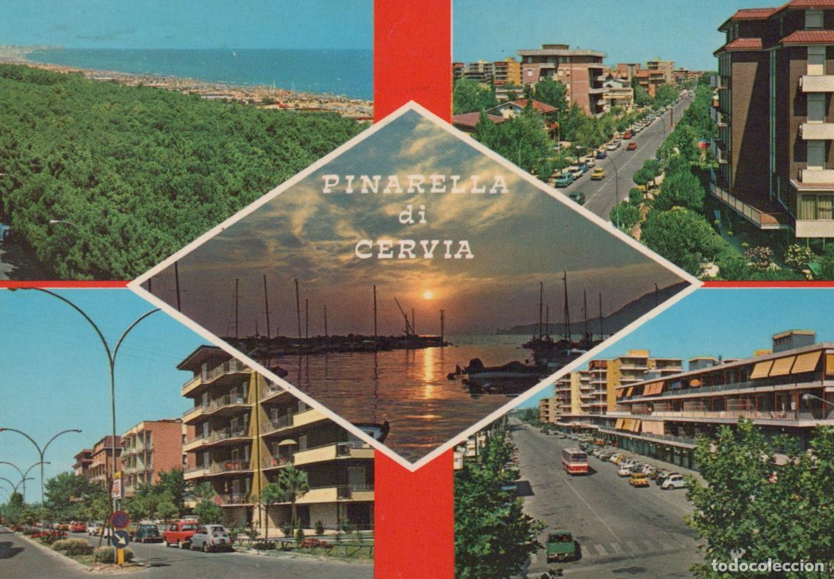 Postales: Italy Cervia Pinarella DI Multi View Beach Marina Street Scene *YAM460