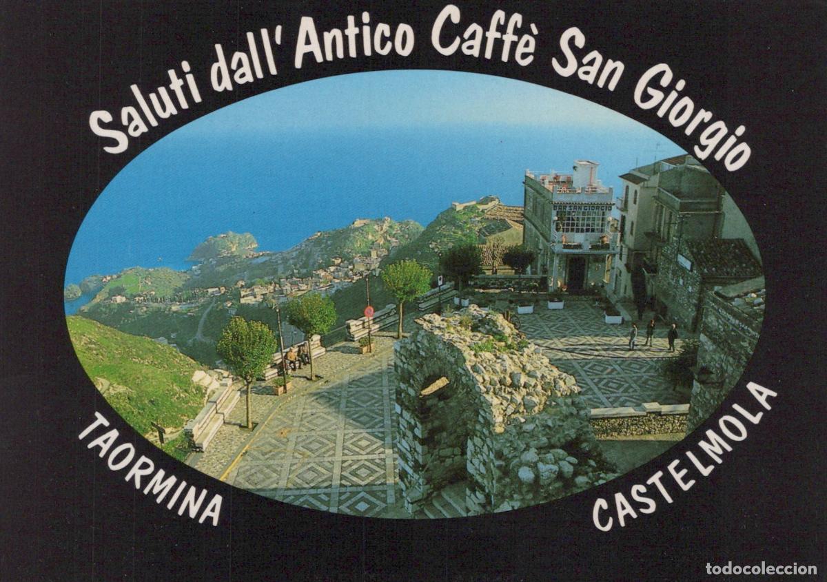 Postales: Italy Castelmola Taormina Sicily Antico Caff&egrave; San Giorgio Unposted *YAM471