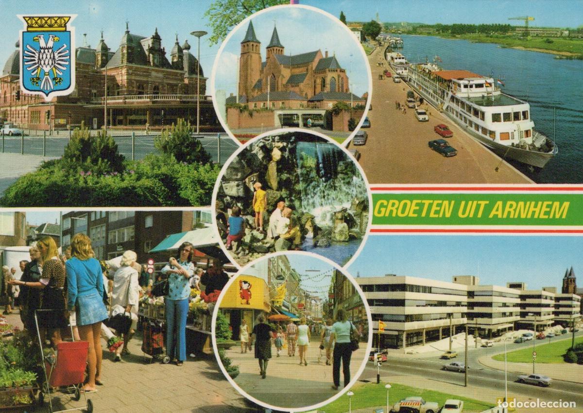 Postkarten: Netherlands Arnhem Multi View Architecture River Shopping City Unposted *YAM323