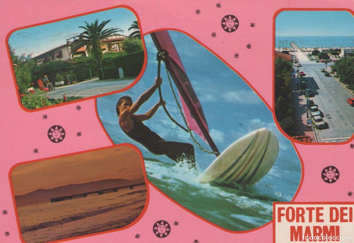 Postkarten: Italy Forte Dei Marmi Windsurfing Beach Resort Town Collage *YAM511