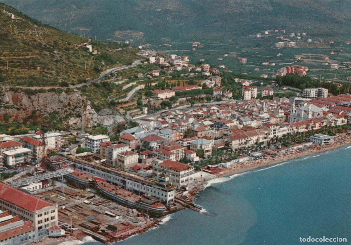 Postkarten: Italy Pietra Ligure Riviera Delle Palme Aerial View of Coastal Town *YAM519