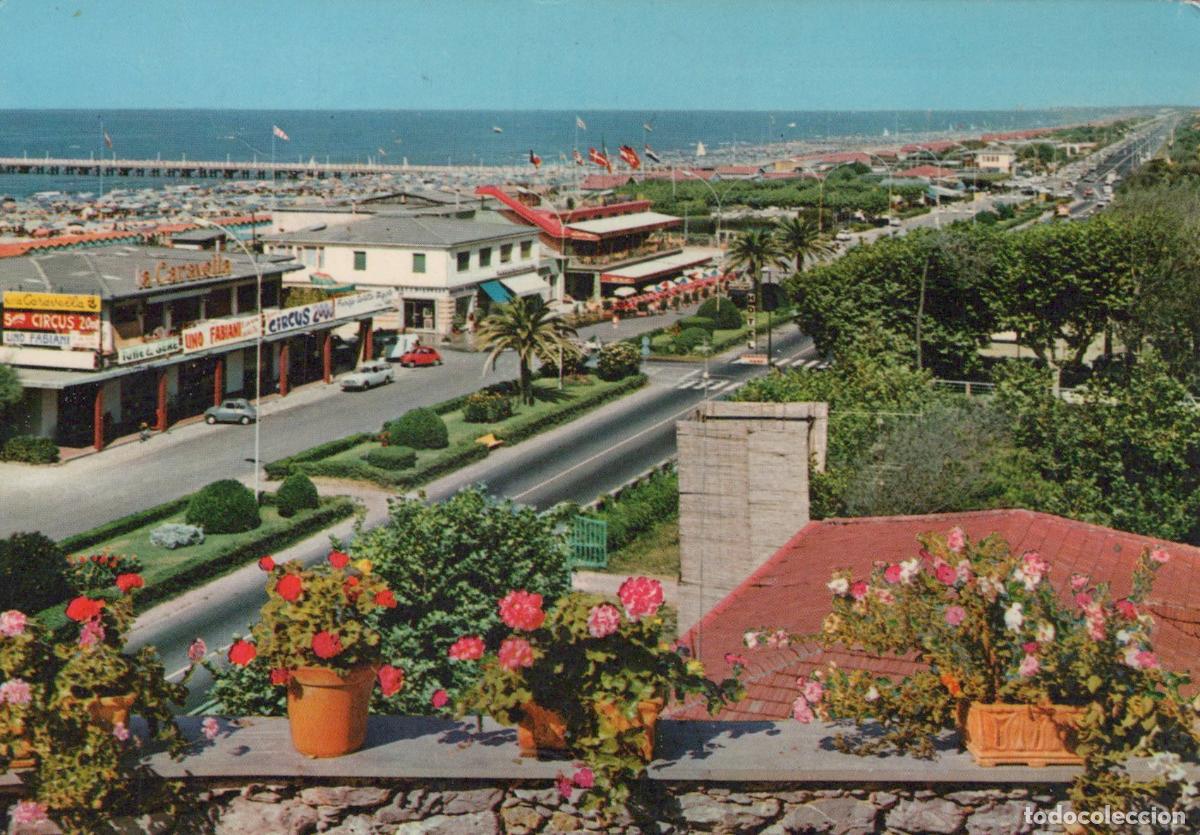 Postkarten: Italy Forte Dei Marmi Panoramic View of Coastal Town and Beach *YAM337