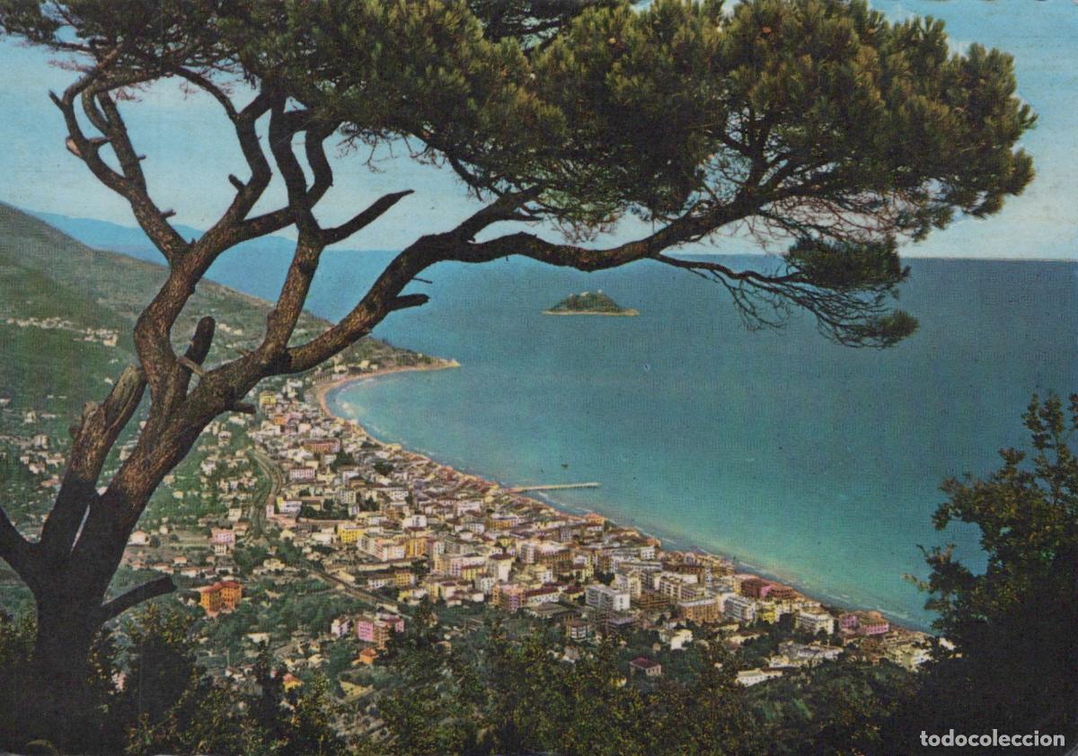 Cartes Postales: Italy Alassio Riviera Dei Fiori Panoramic View With Gallinara Island *YAM561