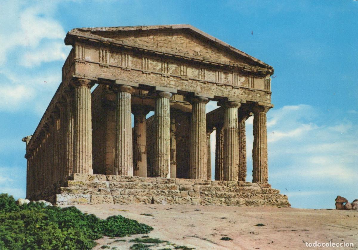 Cartes Postales: Italy Agrigento Sicily Temple of Concordia Ancient Greek Temple *YAM559