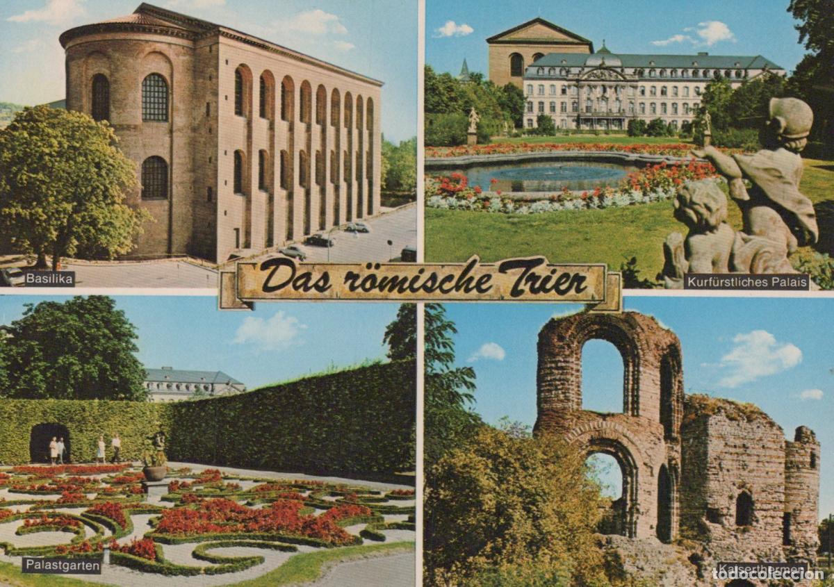 Postales: Germany Trier Roman Basilica Palace Garden Kaiserthermen Multi View *YAM377