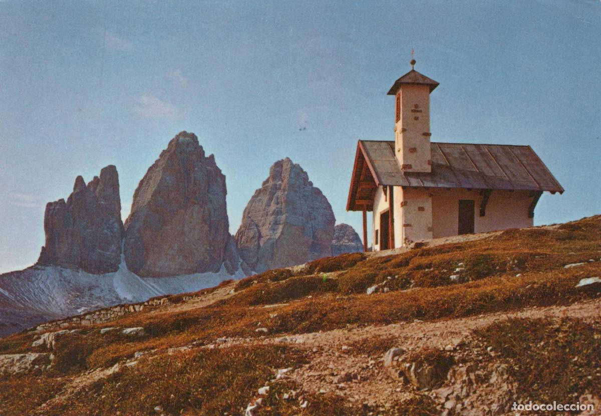 Postales: Italy Auronzo DI Cadore Chapel With Tre Cime DI Lavaredo in the *YAM581
