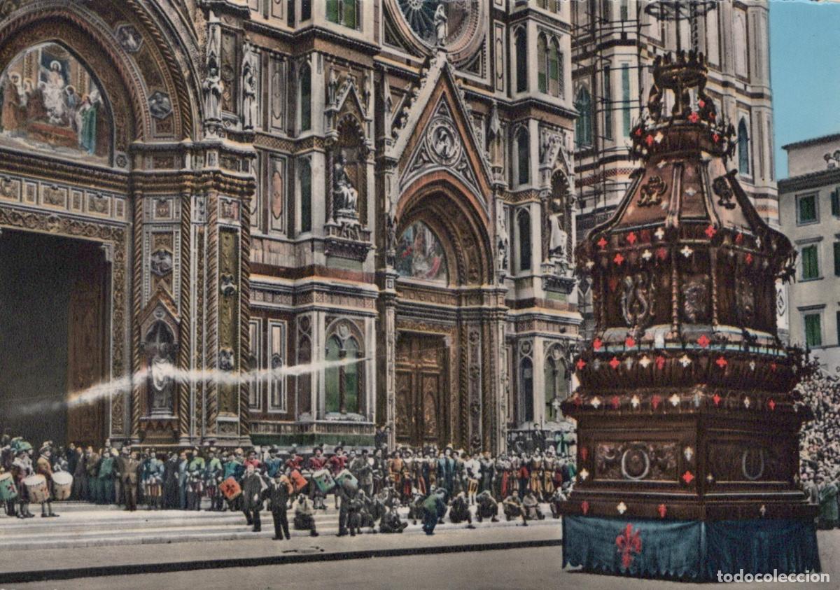 Postales: Italy Florence Scoppio del Carro Easter Celebration Duomo Cathedral *YAM585