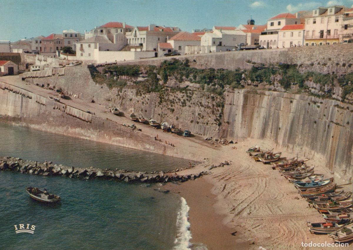 Postcards: Portugal Ericeira Fishing Boats On Beach Porto de Abrigo Unposted *YAM418