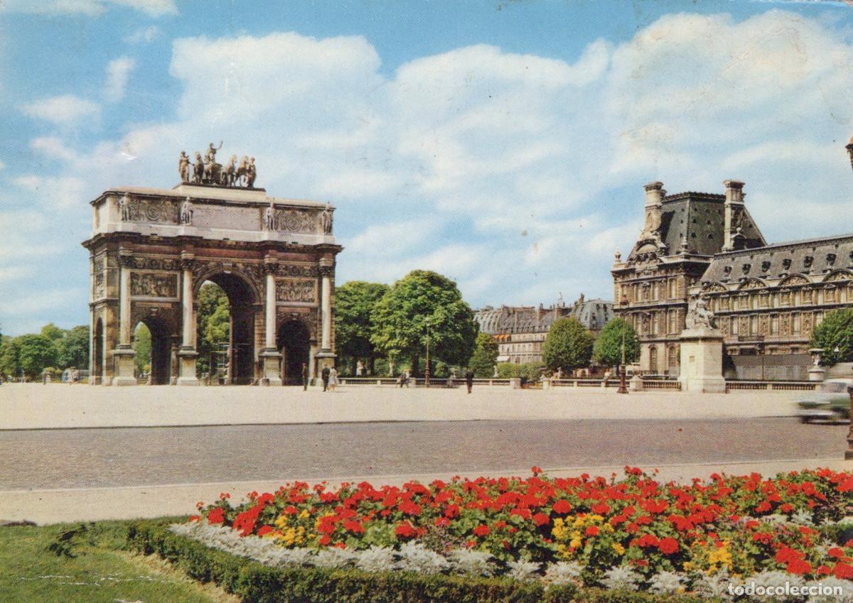 Postkarten: France Paris Arc de Triomphe du Carrousel and Louvre Palace *YAM645