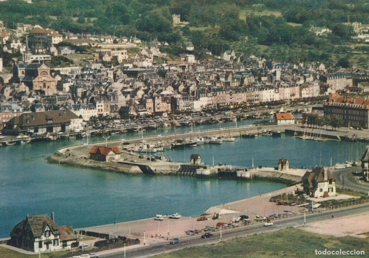 Postcards: France Trouville Deauville Aerial View of les Bassins and Quays *YAM667