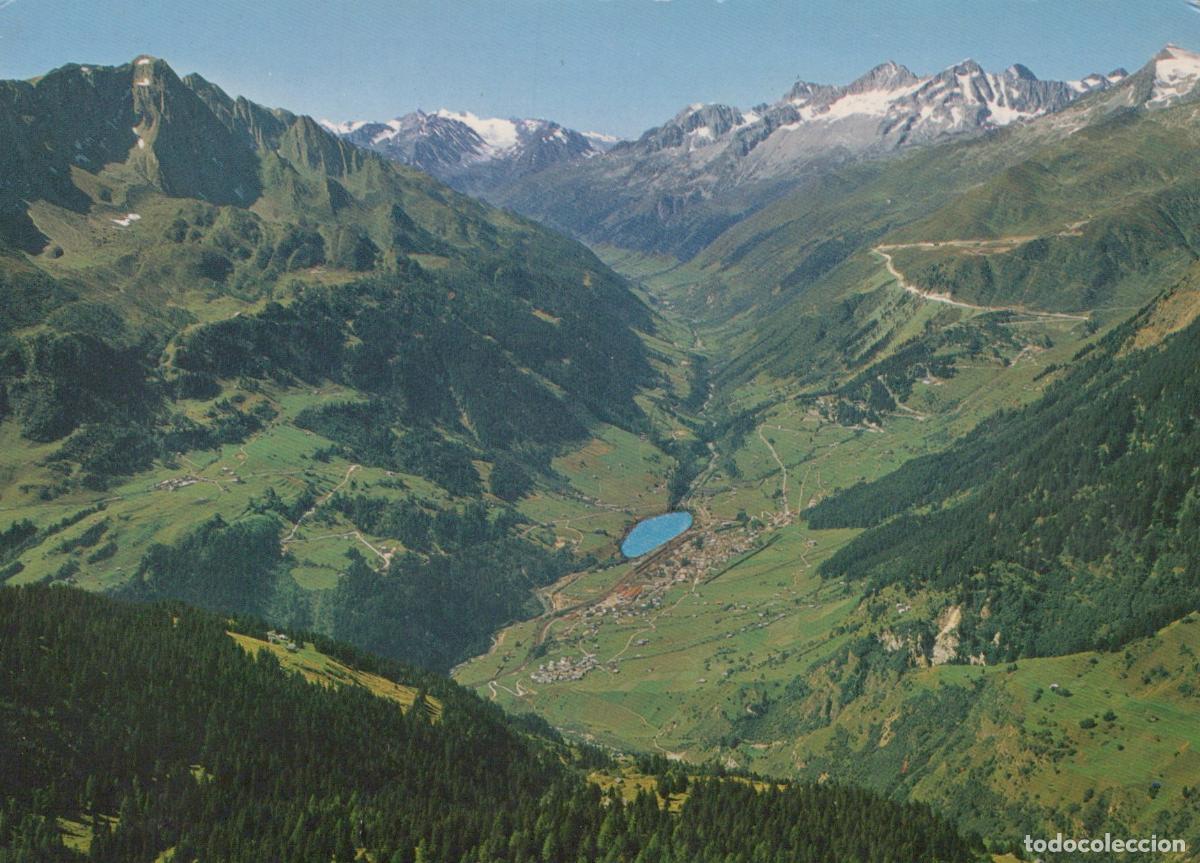 Postcards: Switzerland Airolo With Valle Bedretto Panoramic Mountain Valley View *YAM443