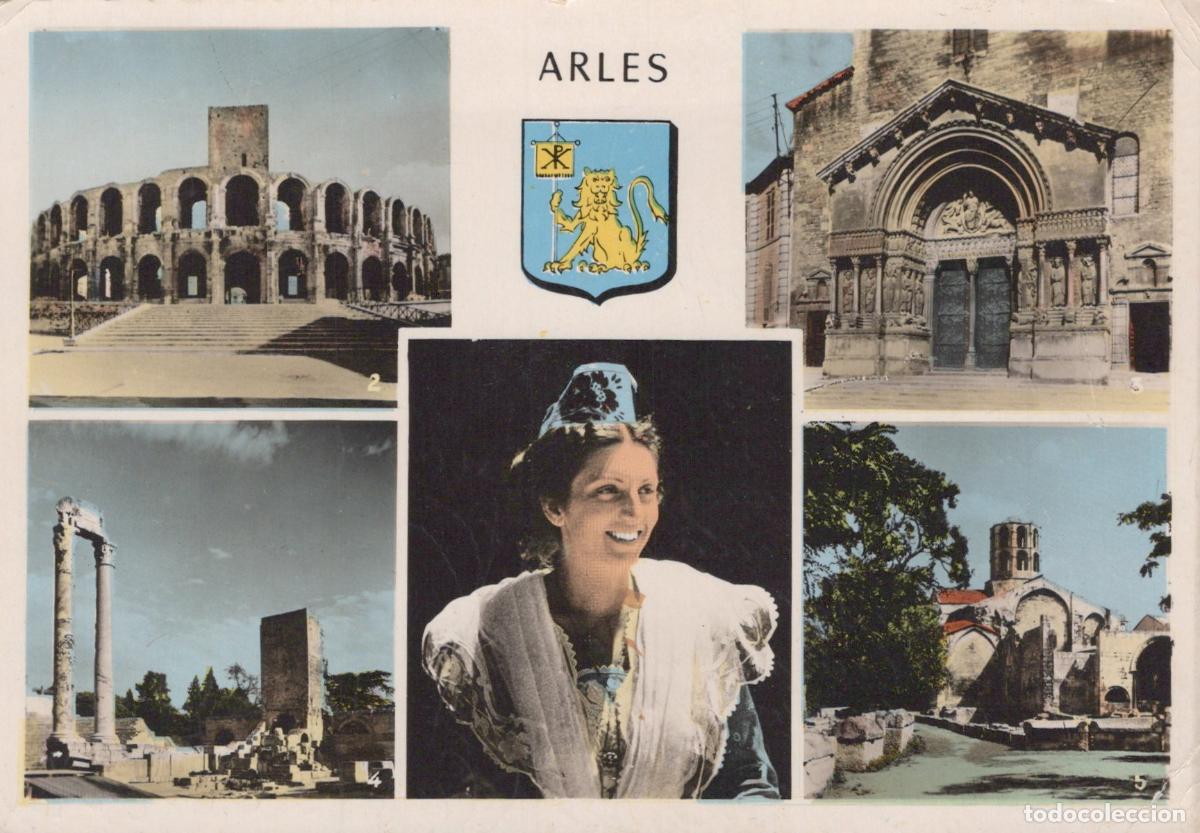 Postcards: France Arles Roman Amphitheatre Alyscamps St Trophime Theatre Real Photo *YAM680