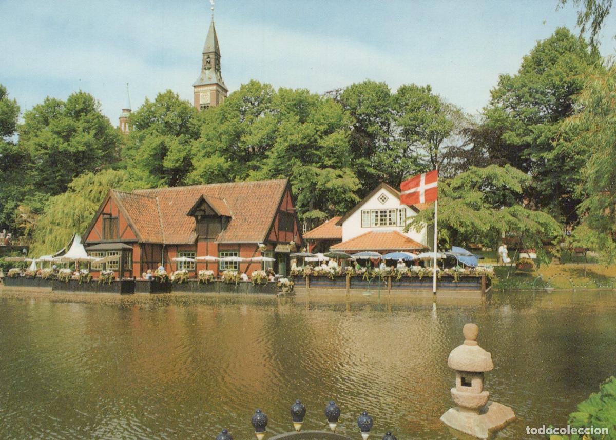 Postcards: Denmark Copenhagen Tivoli Gardens F&aelig;rgekroen Restaurant With Unposted *YAM685