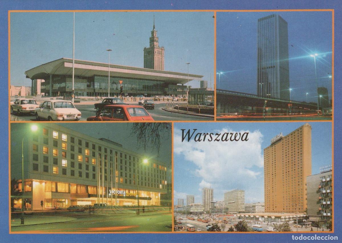 Postkarten: Poland Warsaw Cityscape Modern Architecture Hotels Multi View Unposted *YAM715