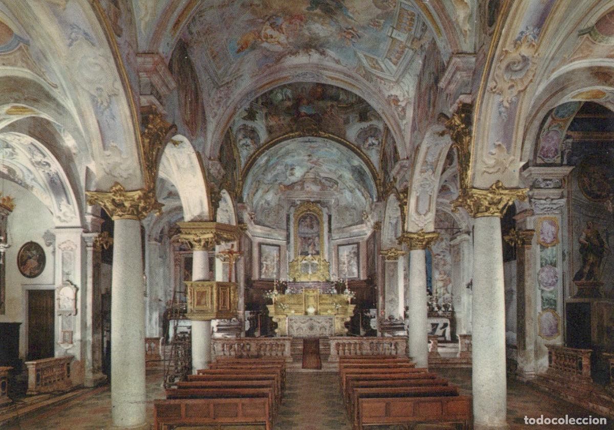 Postkarten: Italy Orta San Giulio Lago D Orta Interior of Santa Maria Unposted *YAM722
