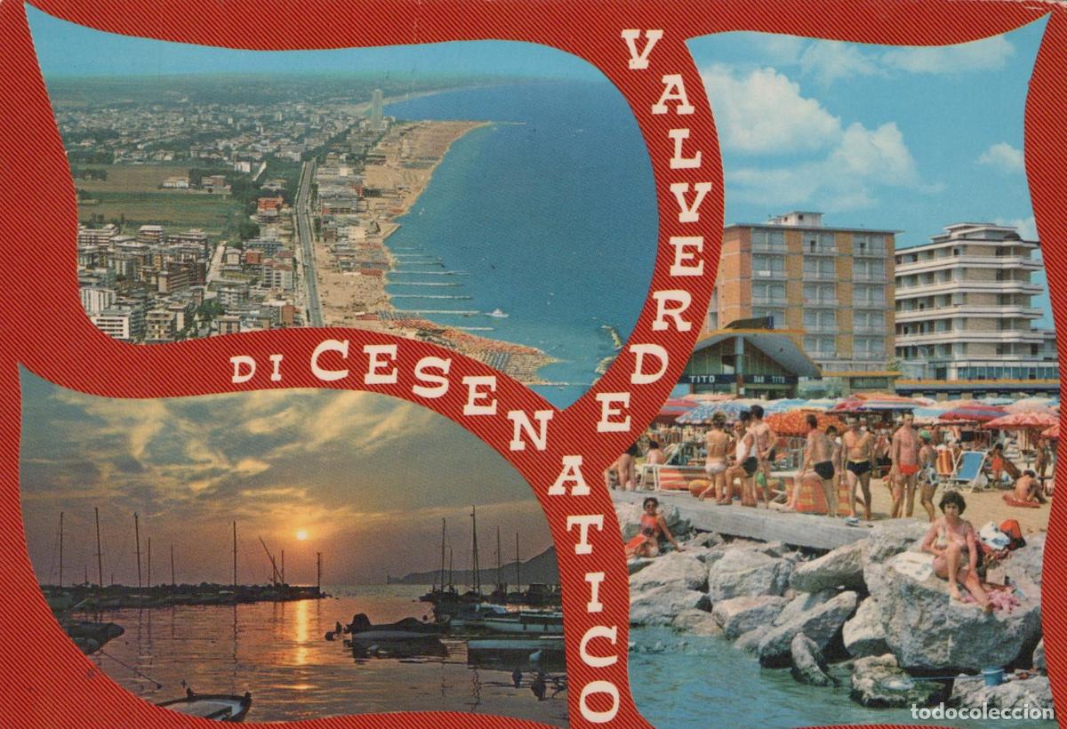 Cartoline: Italy Valverde DI Cesenatico Beach Marina Sunset Aerial View *YAM507