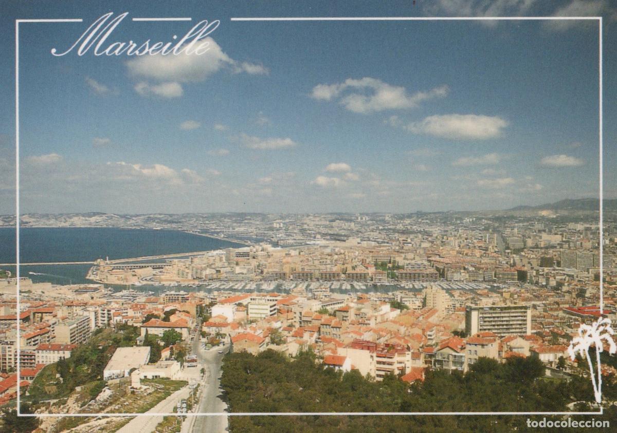 Postcards: France Marseille Panoramic View of Cityscape and Old Port la Unposted *YAM767