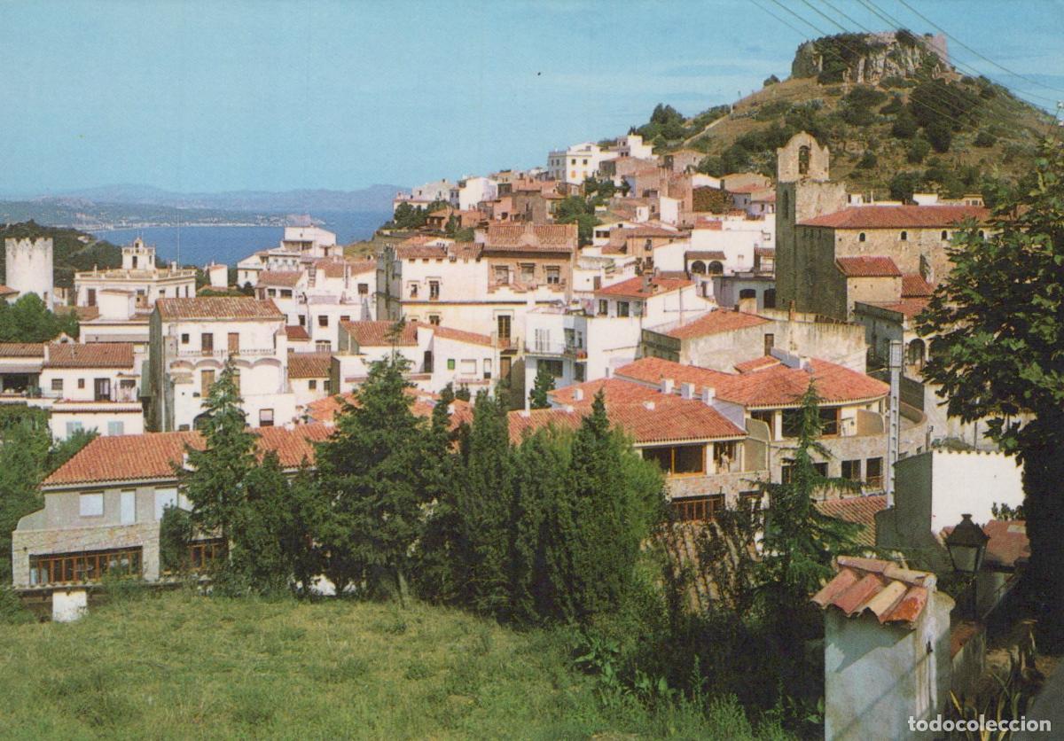 Cartoline: Spain Begur Costa Brava Partial View of Hillside Town and Sea *YAM780