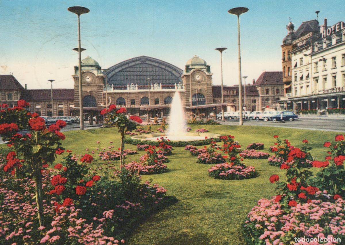 Cartoline: Switzerland Basel Railway Station of the Swiss Federal Railways With *YAM782
