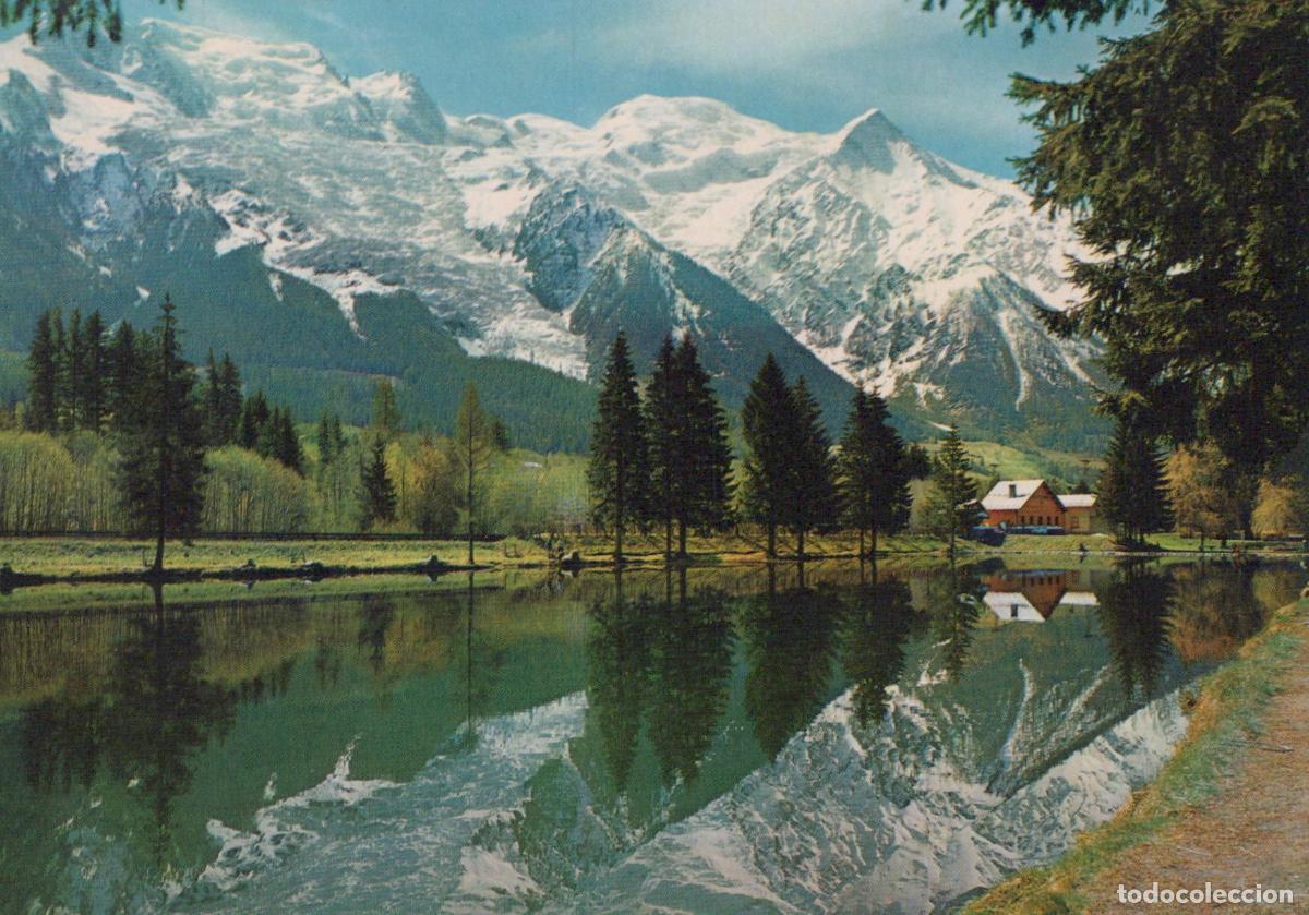 Cartoline: France Chamonix Mont Blanc Lac des Gaillands Glacier des Unposted *YAM795