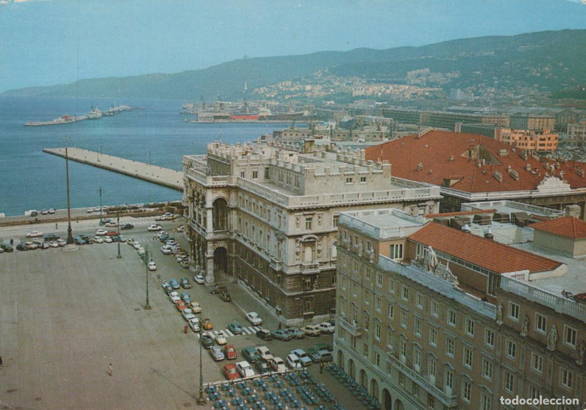Postales: Italy Trieste Panoramic View of Port Piazza Dell Unit&agrave; D Italia *YAM542