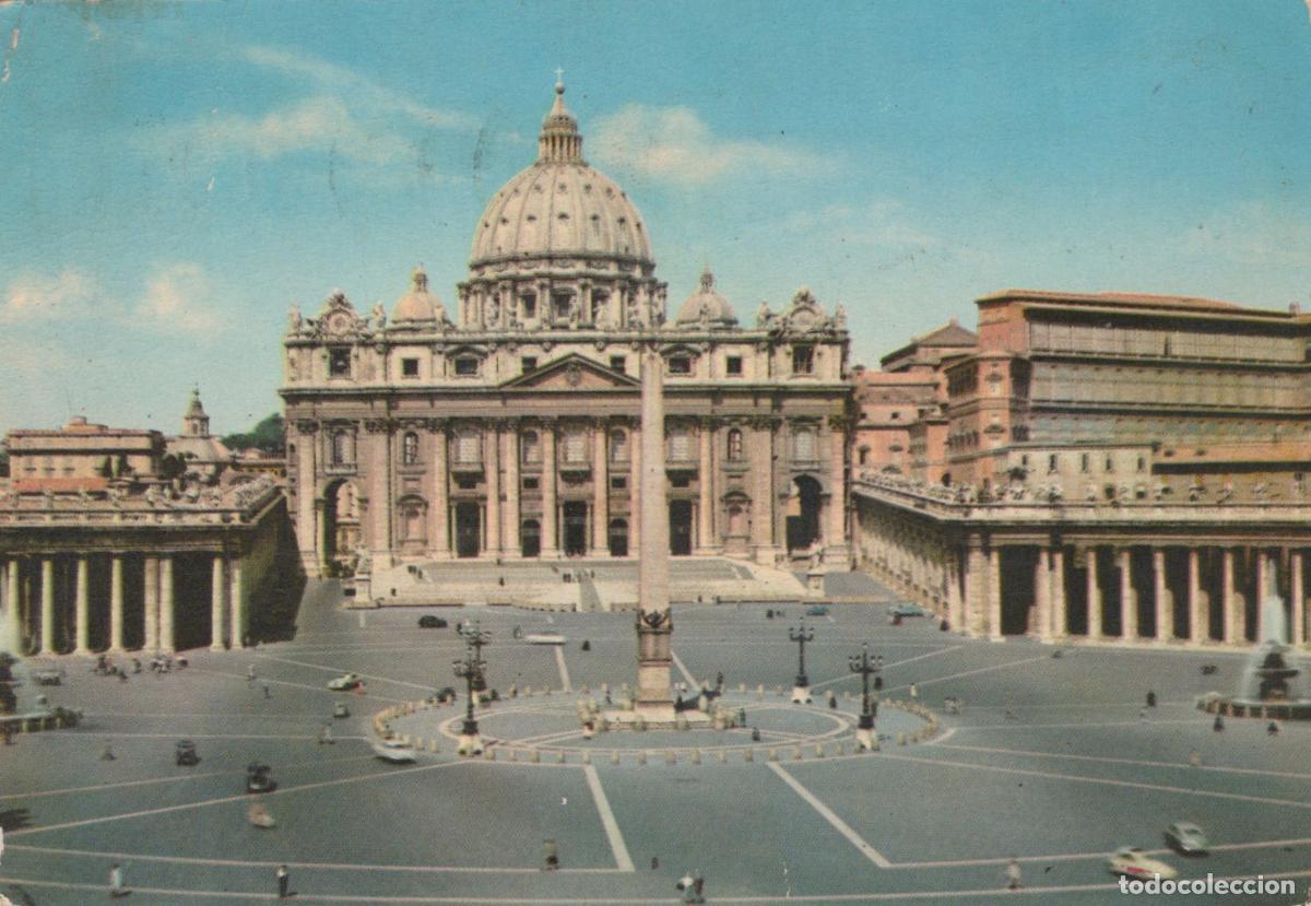 Postcards: Italy Rome St Peter S Square Vatican City Architecture Obelisk *YAM832