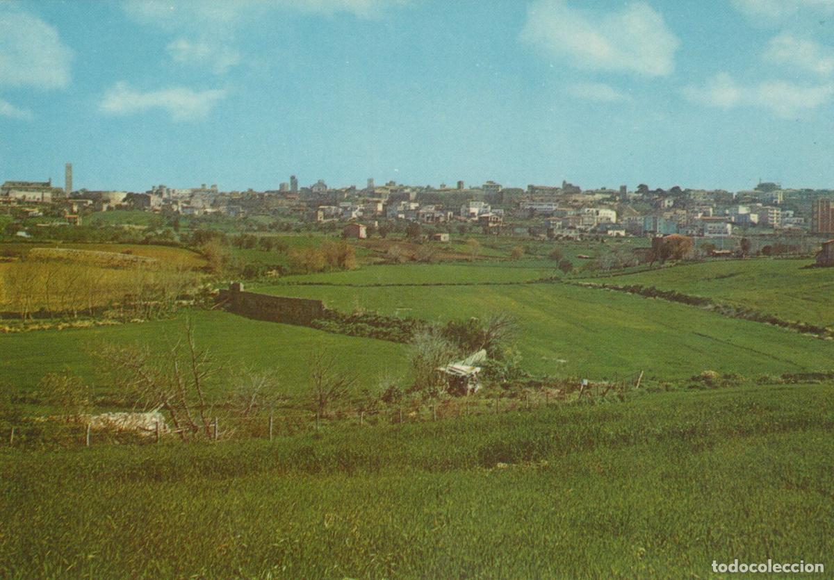 Postcards: Italy Tarquinia Panorama Seen From Sea Cityscape Fields Vintage Unposted *YAM852
