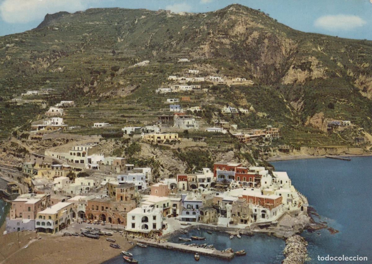 Postcards: Italy Isola D Ischia S Angelo Panorama Coastal Town Harbor 1969 *YAM583