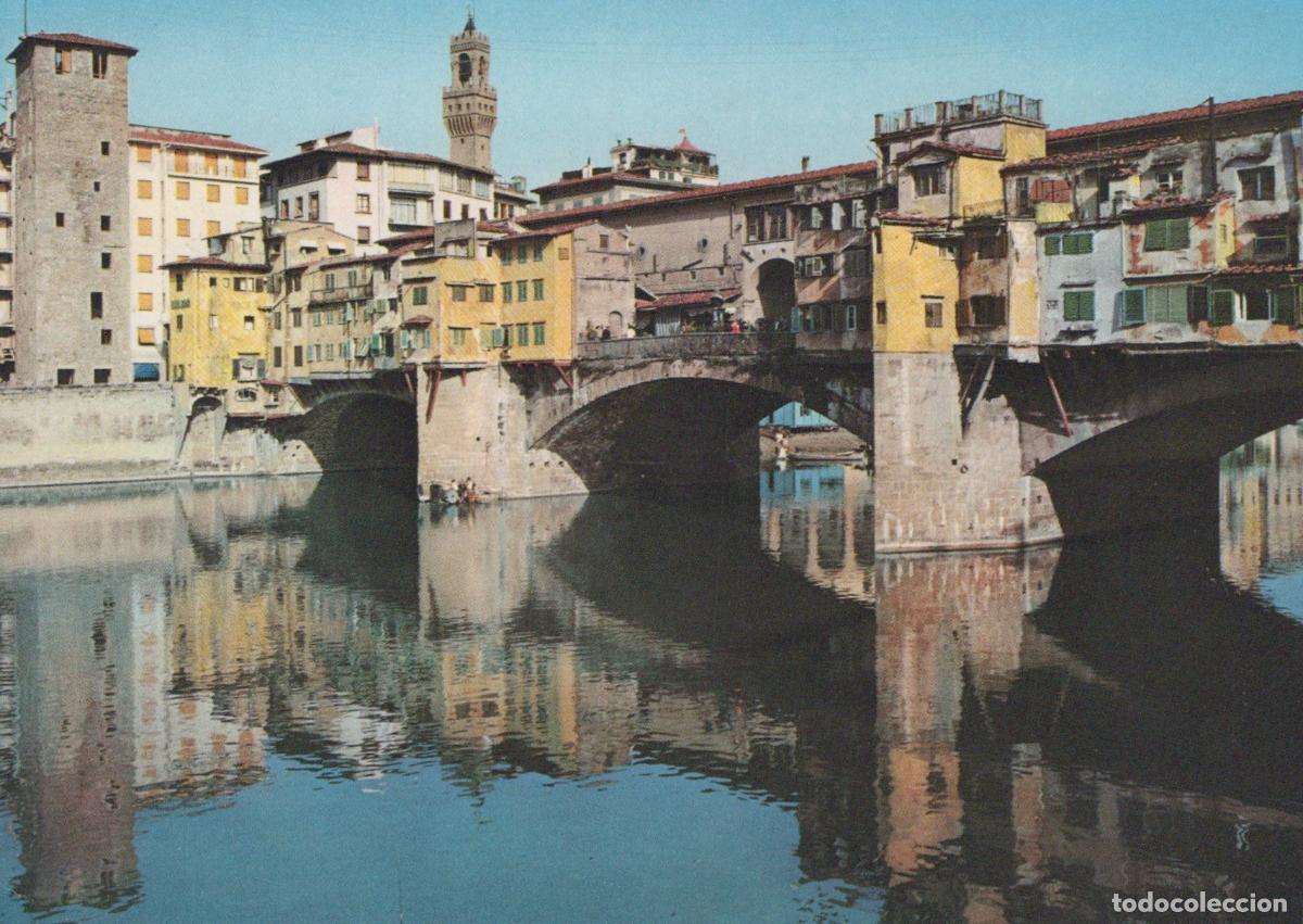 Cartoline: Italy Florence Ponte Vecchio Old Bridge Arno River Architecture Unposted *YAM886