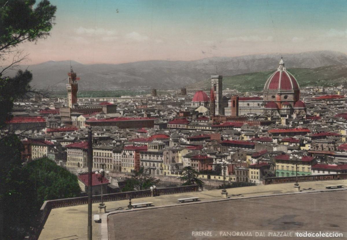 Postais: Italy Florence Panorama From Piazzale Michelangelo Real Photo Unposted *YAM885
